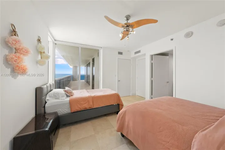 Guest Bedroom 1 with access to balcony