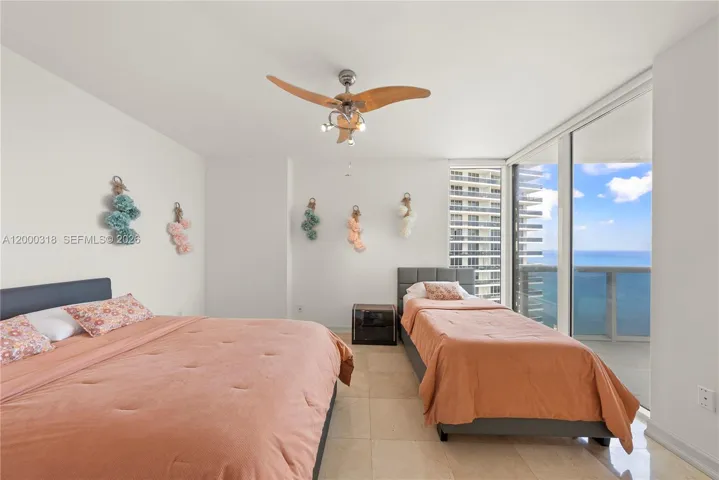Guest Bedroom 1 with access to balcony