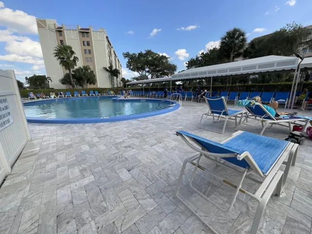 Walk to pool