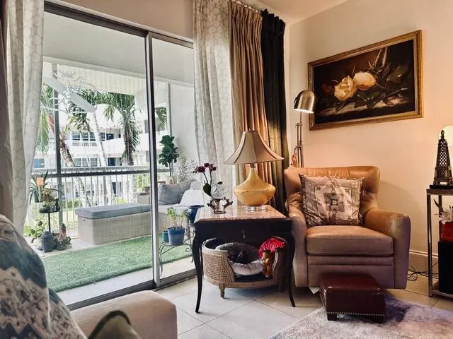 Living room balcony