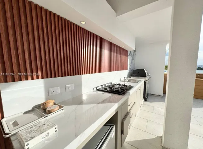 Rooftop summer kitchen