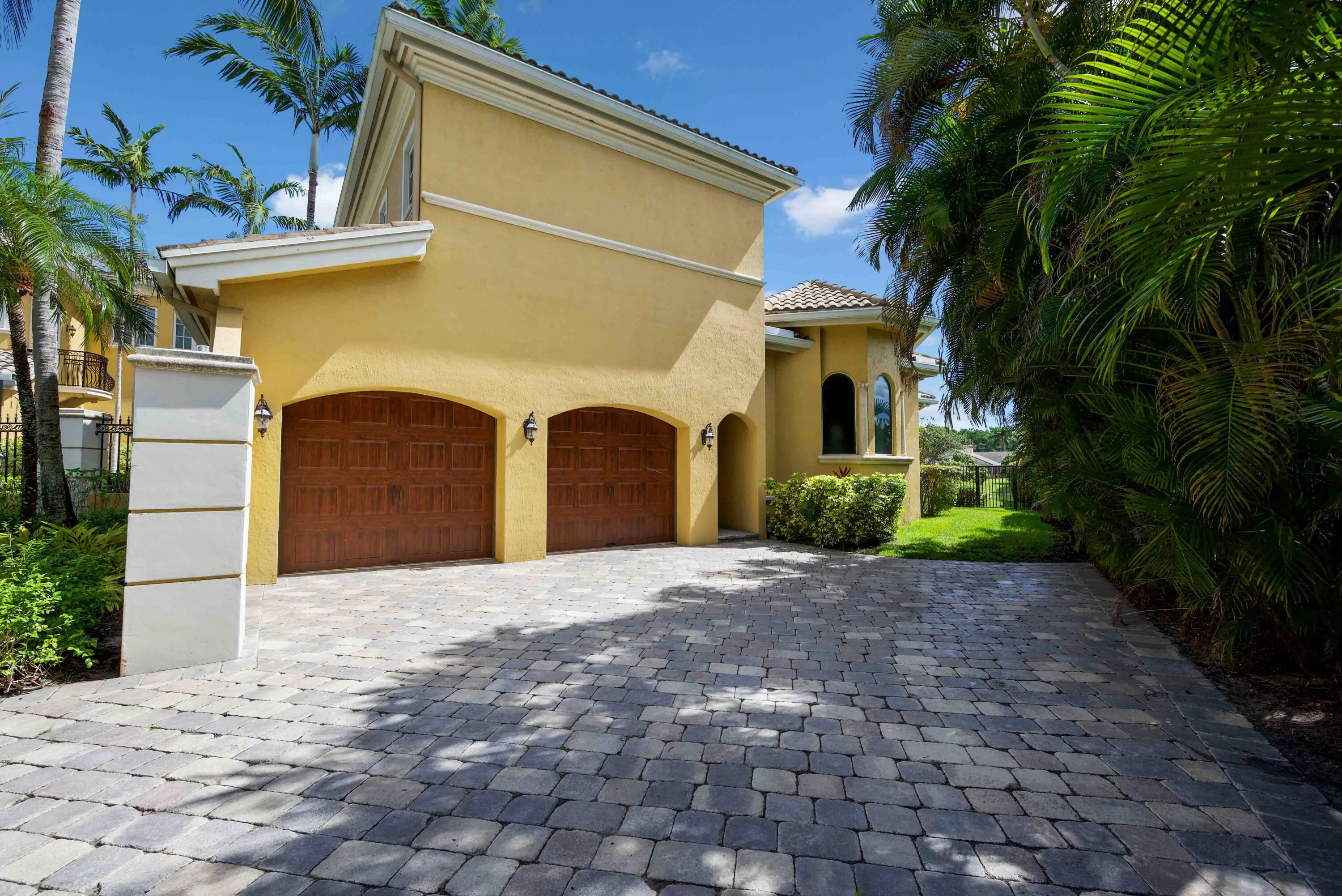 2 Car Garage on Right Side of House
