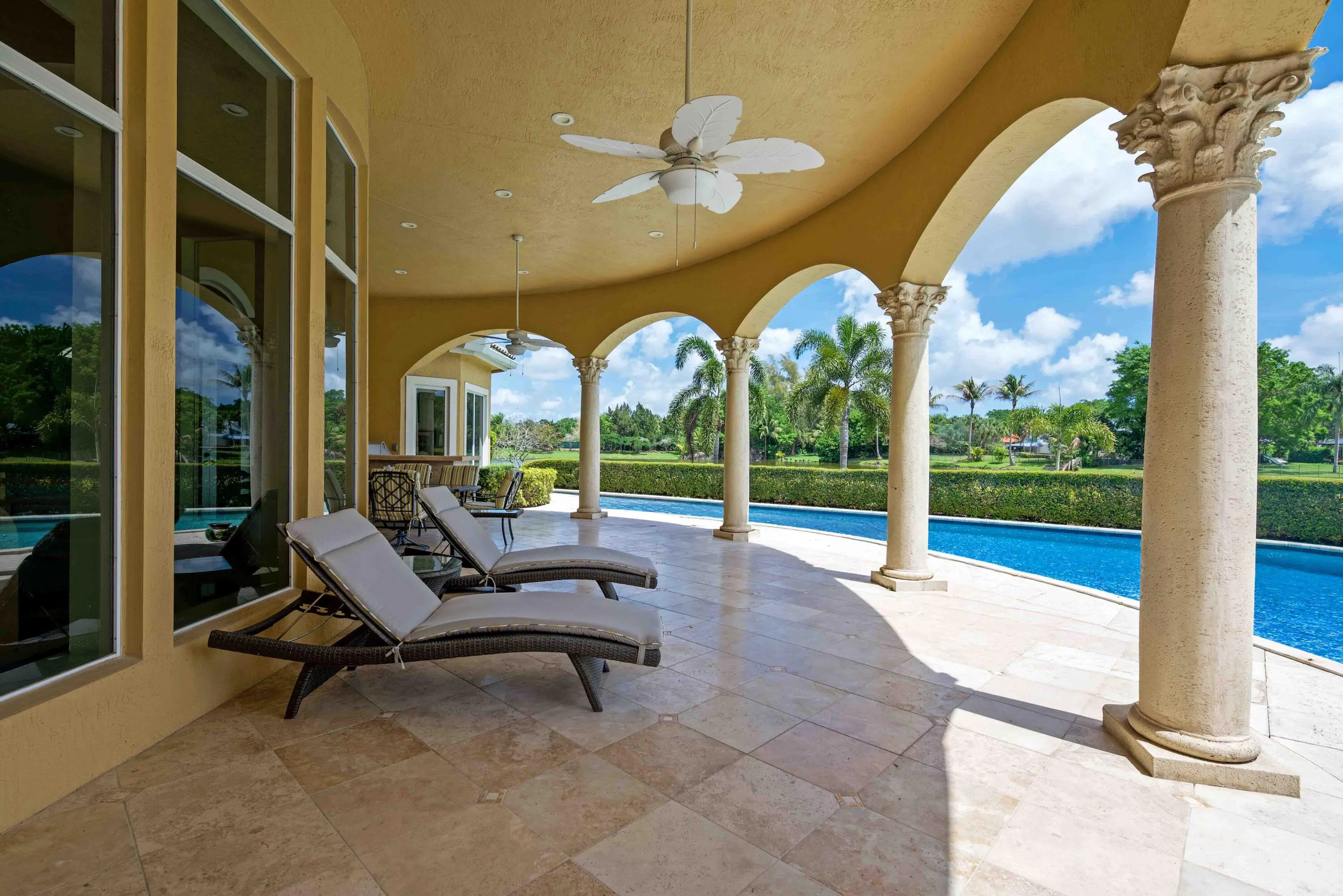 Covered Lanai off of the Family Room