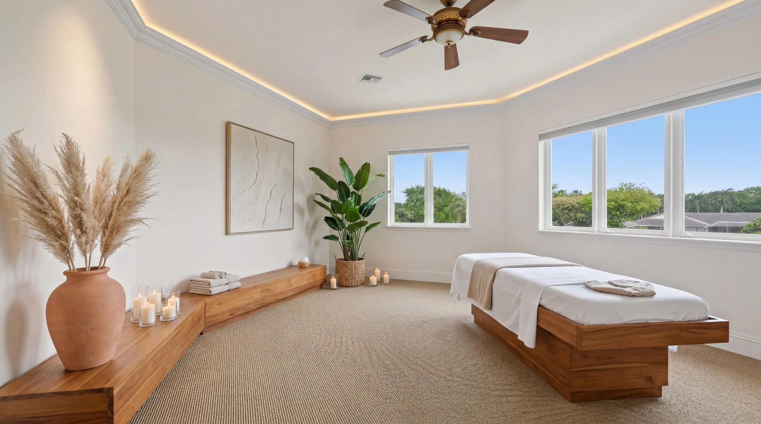 Ensuite Bedroom 7 Being Used as a Wellness Room