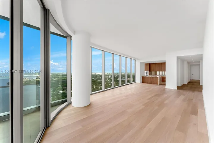 UNA Residences Brickell Living Room.