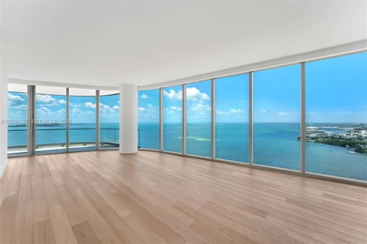 UNA Residences Brickell Living Room.