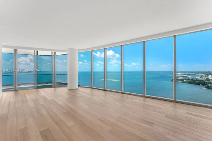 UNA Residences Brickell Living Room.