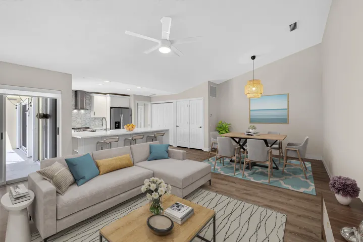Virtually Staged Living Area