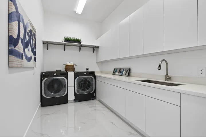 upstairs laundry room