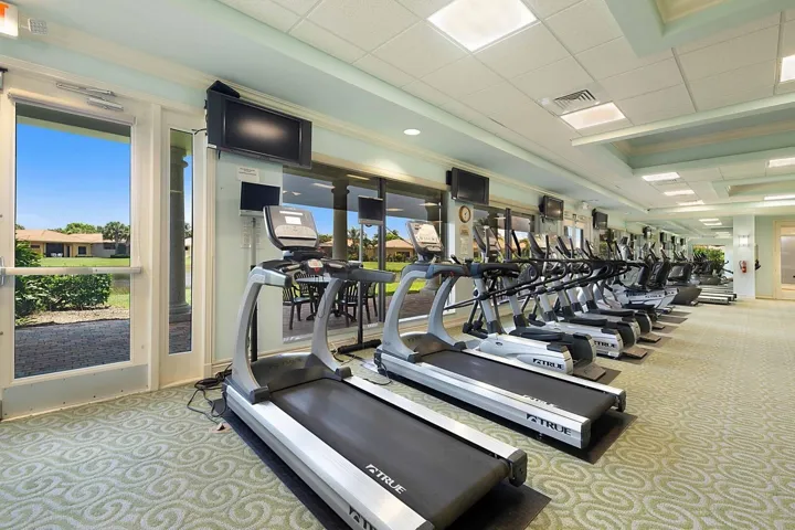 Fitness Center's Cardio Machines