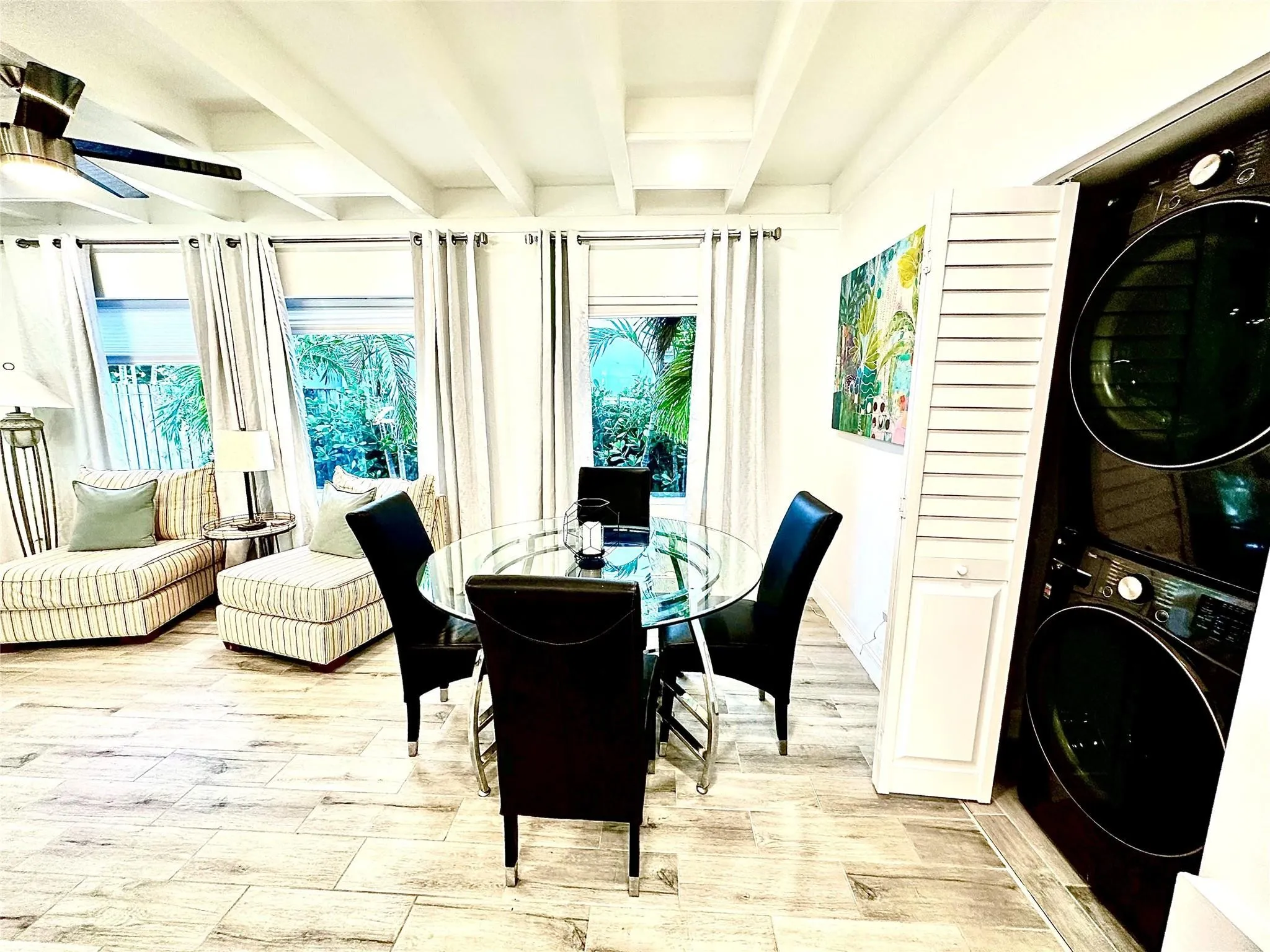 Dining area of main house
