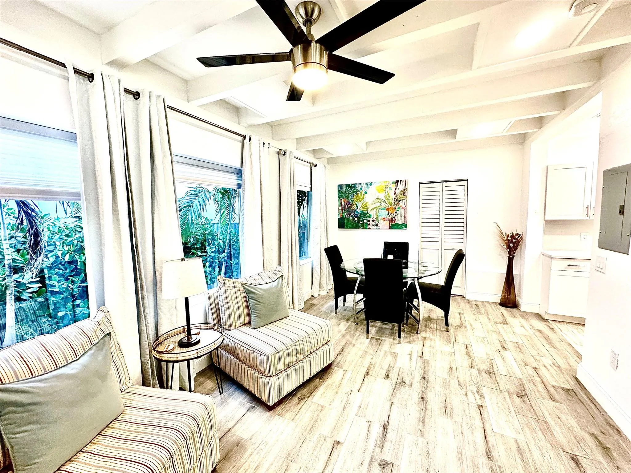 Dining area of main house