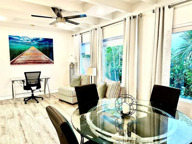 Dining area of main house