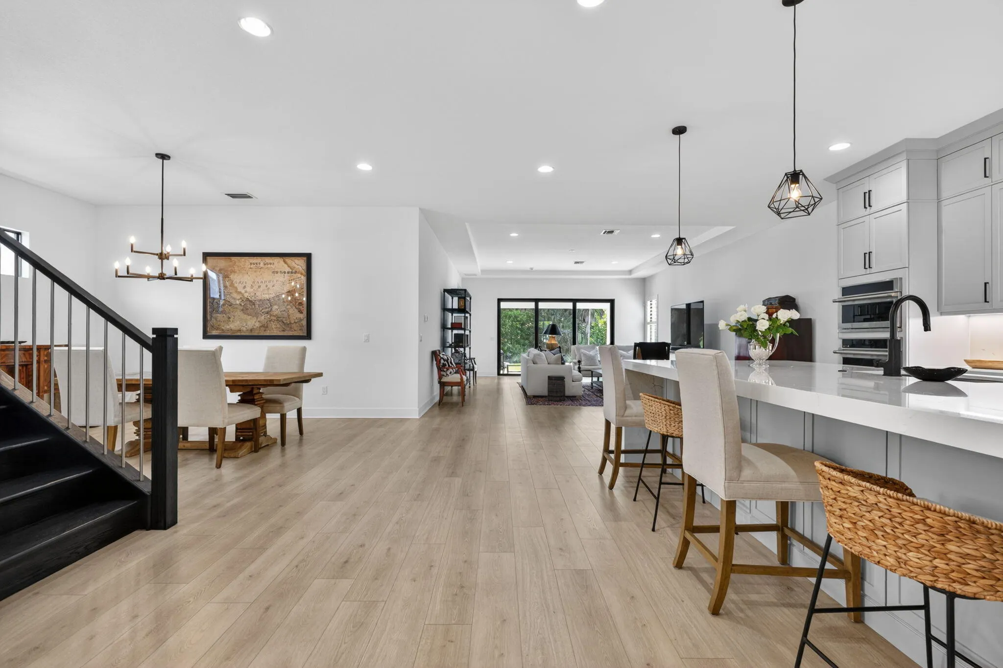 Kitchen and Living Room