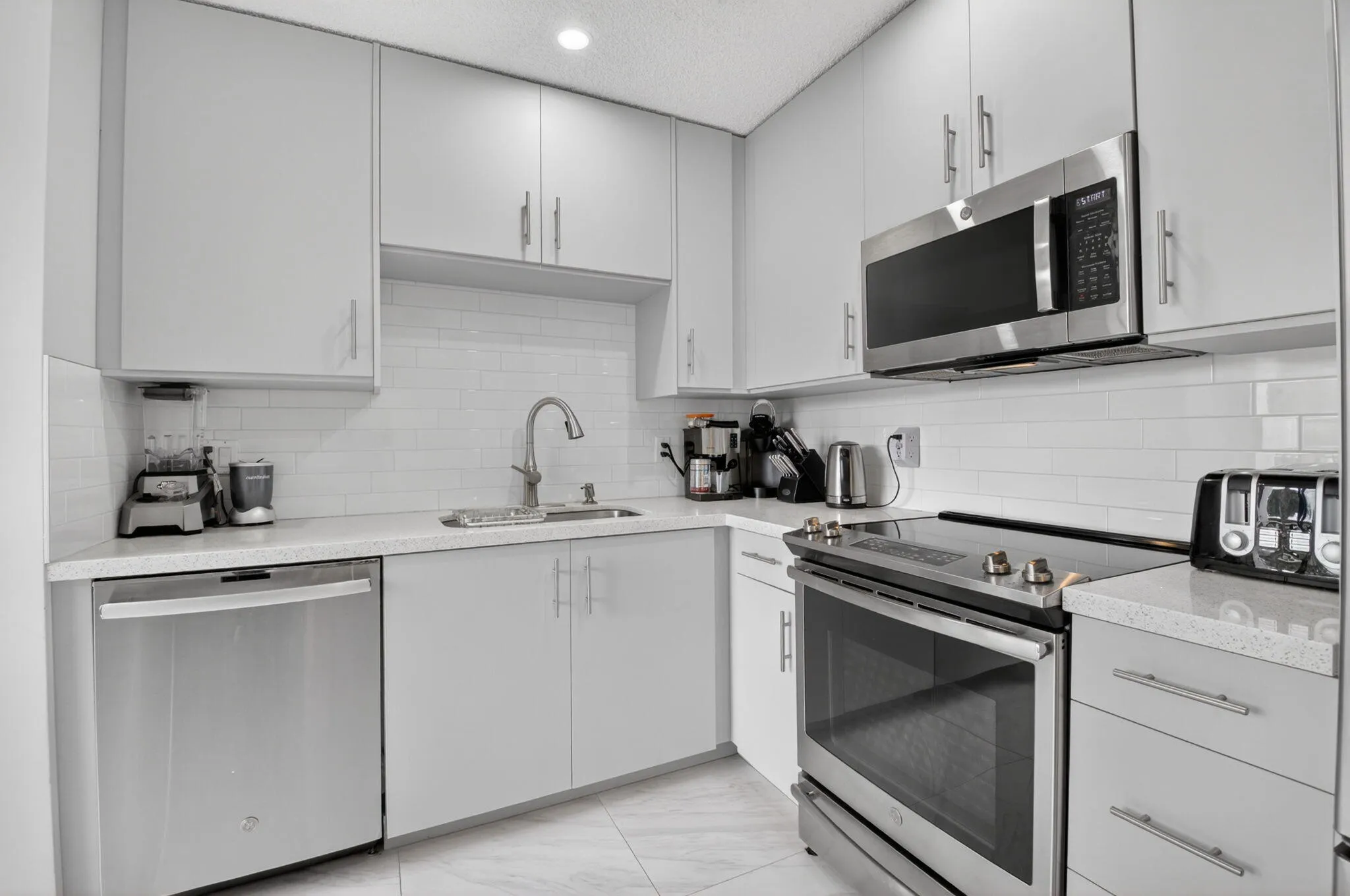 Clean, white and functional