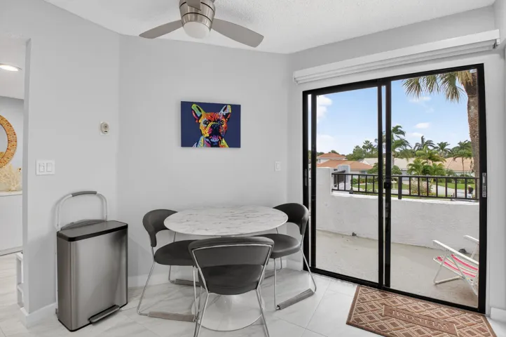 Front balcony off kitchen