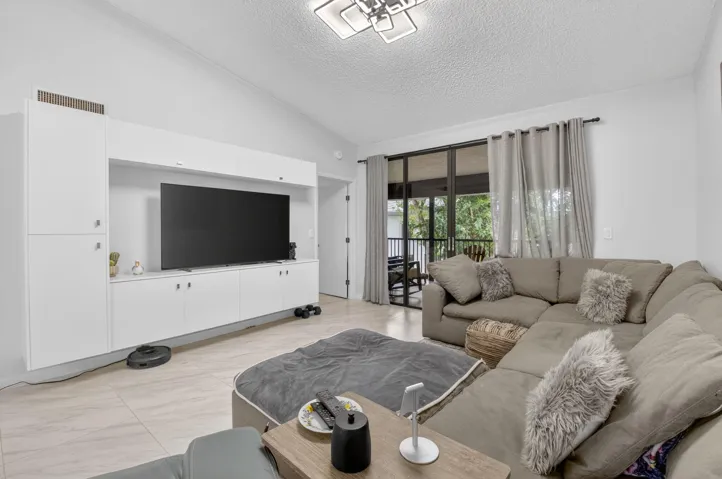 modern built-in furniture with storage