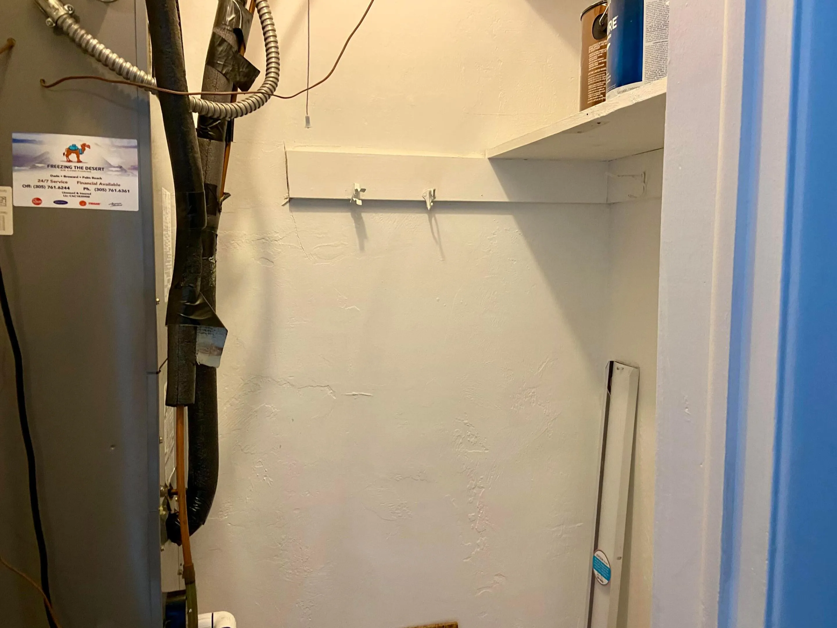 Extra Storage in hall closet