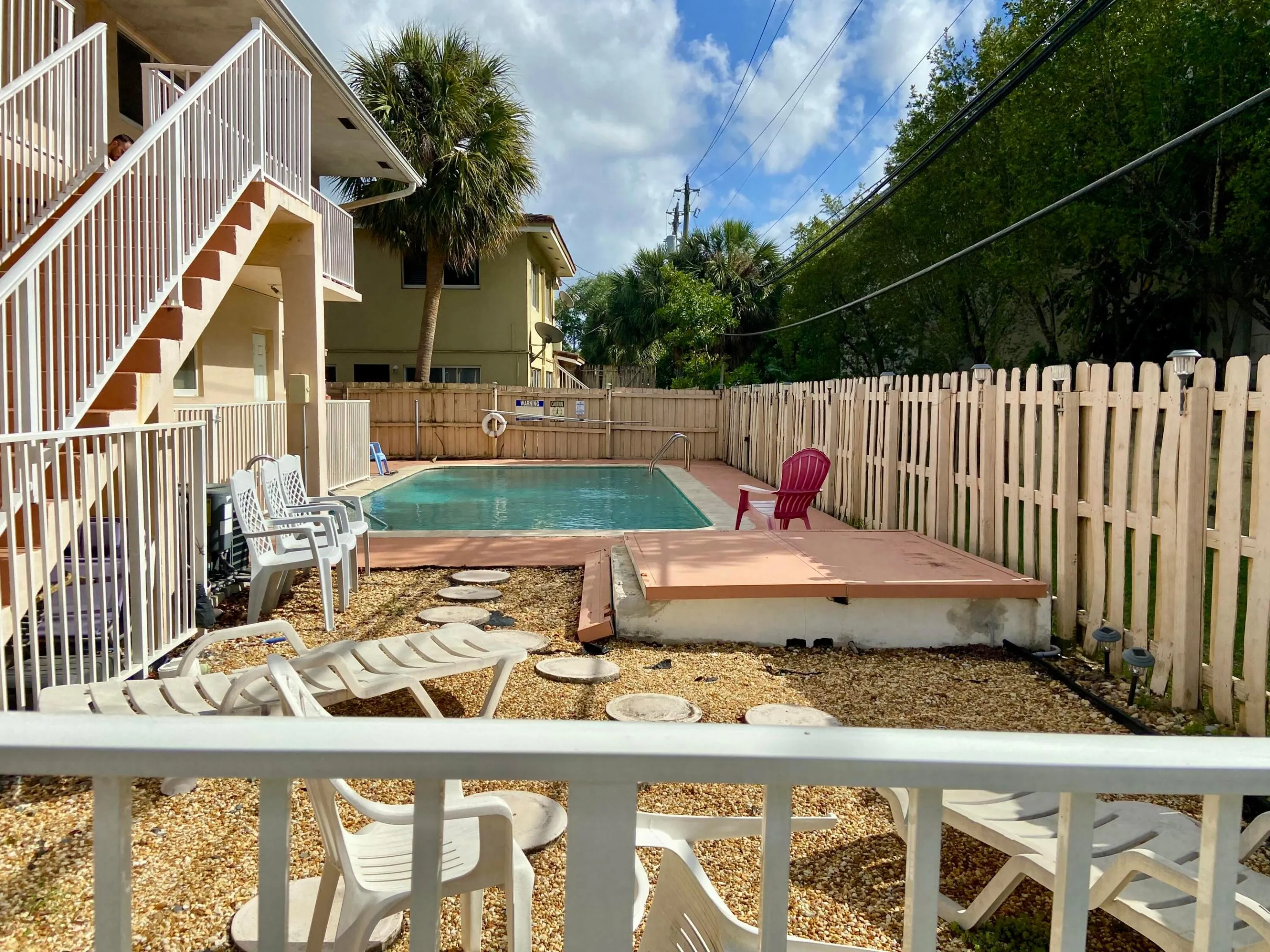 Pool outside your back door