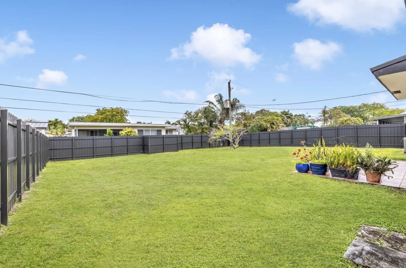 huge backyard space