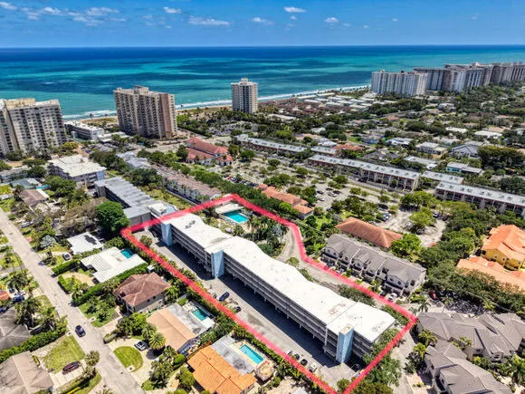 Prime location across the street from the beach
