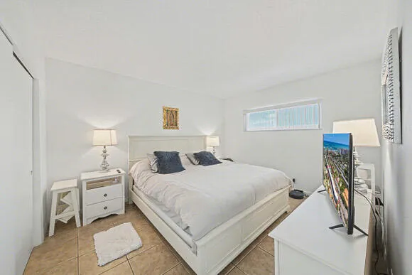 Bedroom with king bed