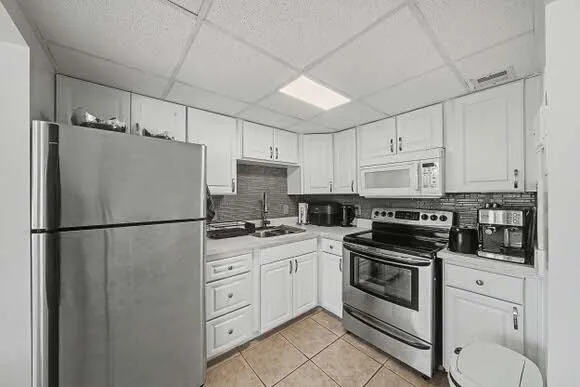 Open, updated kitchen