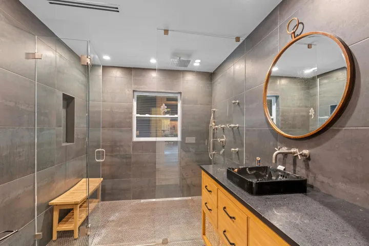Primary bathroom.
