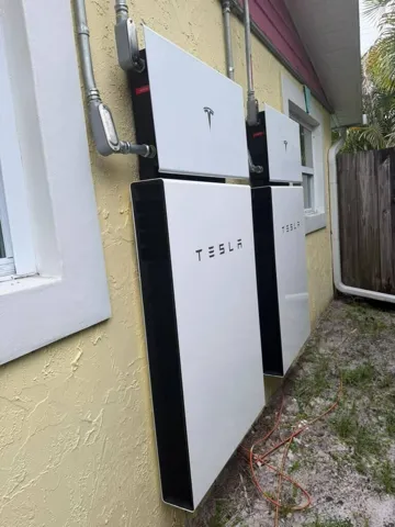 Solar energy system with dual Tesla Powerwall battery backup