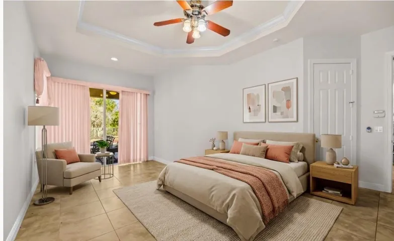 Master Bedroom Virtually Staged