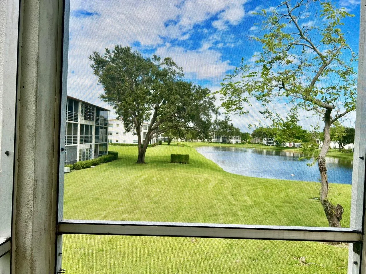 Waterview from Screened Balcony