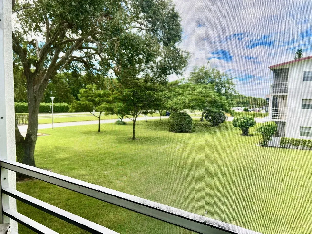 Screened Balcony View