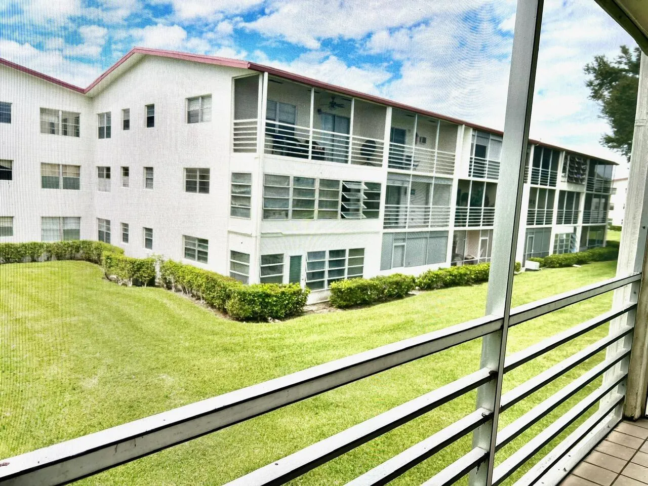 Screened Balcony View