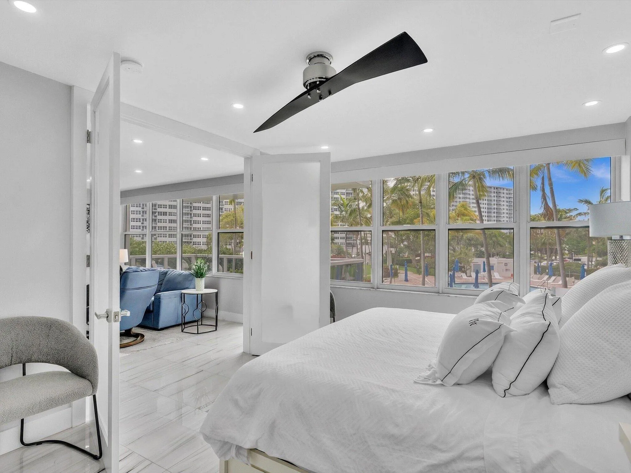 Beautiful bedroom view
