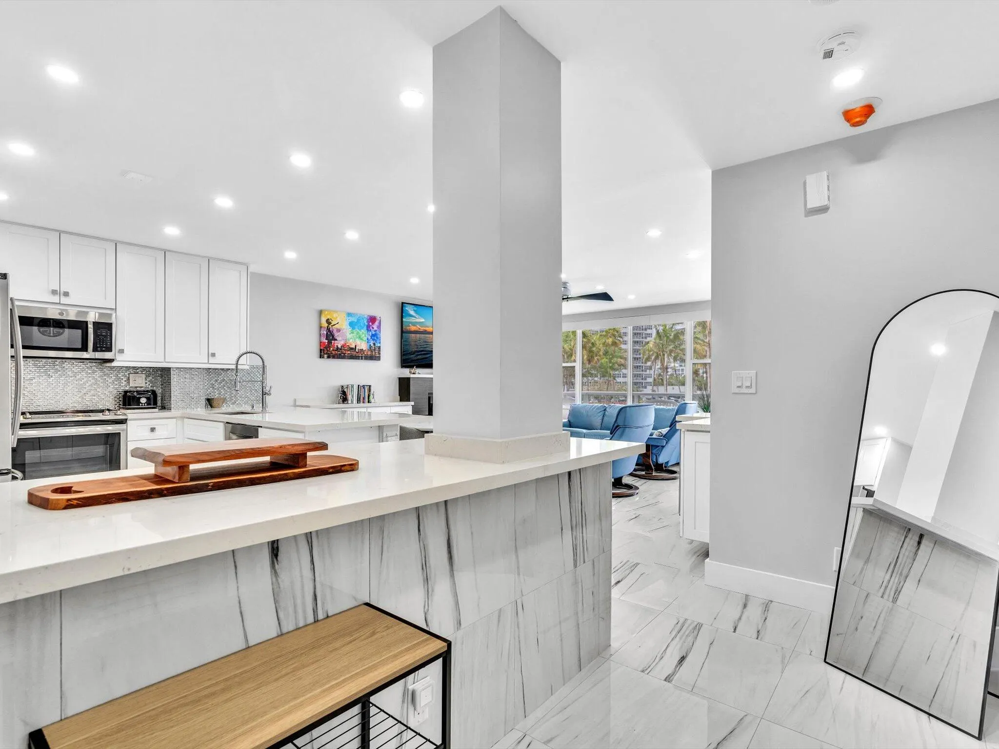 2 times the counter top space
