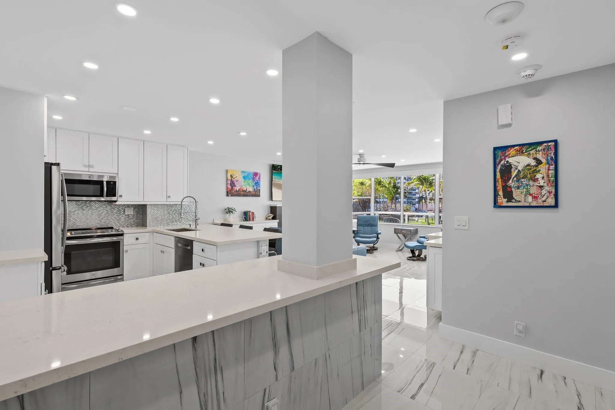 Spacious kitchen