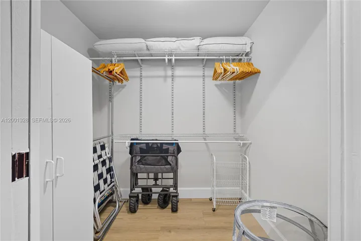 Walk in closet.