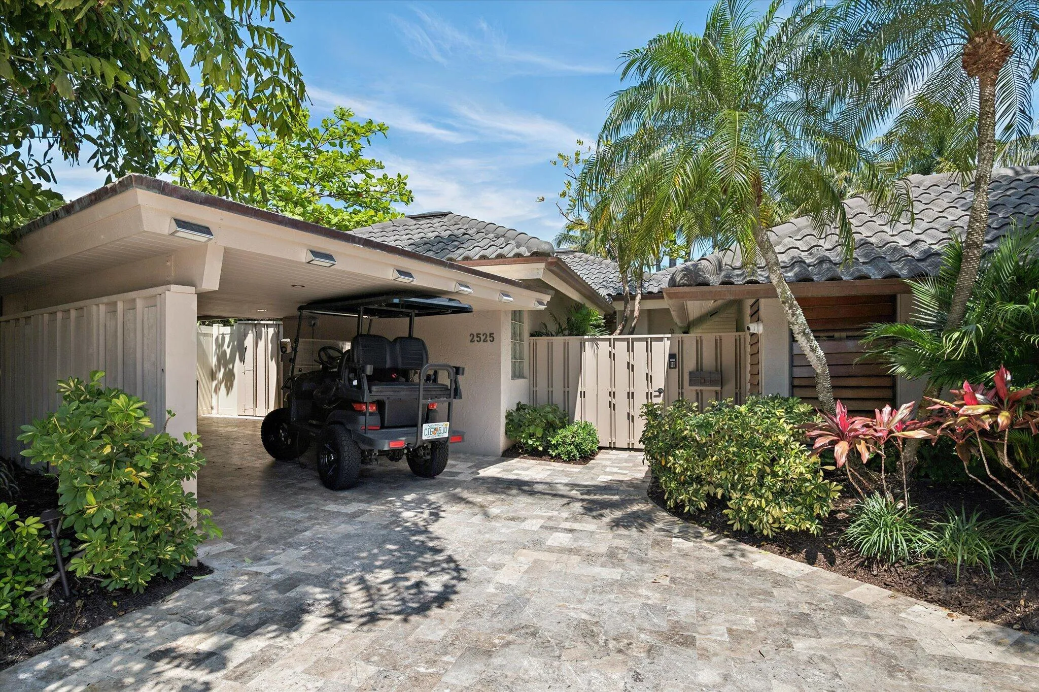 Attached carport