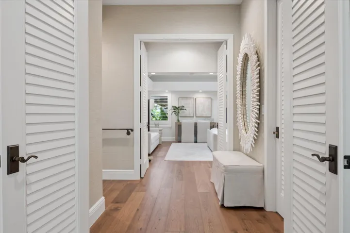 Hallway between Primary and Cabana suites (main house)