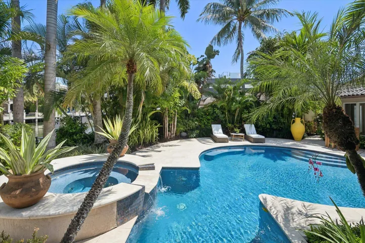 East facing view of backyard