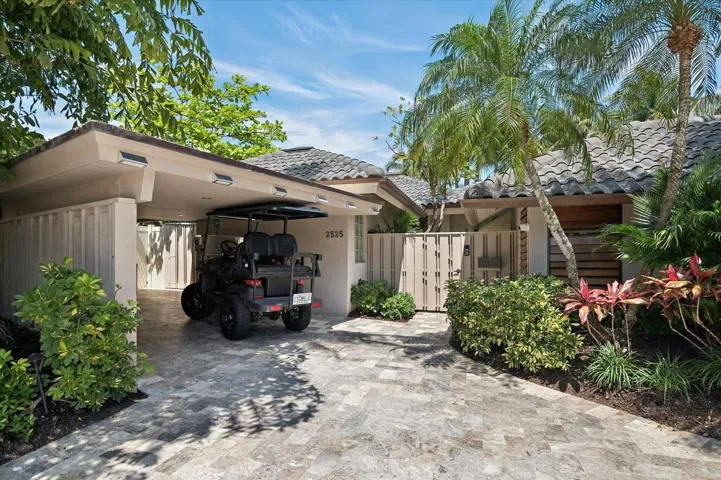 Attached carport
