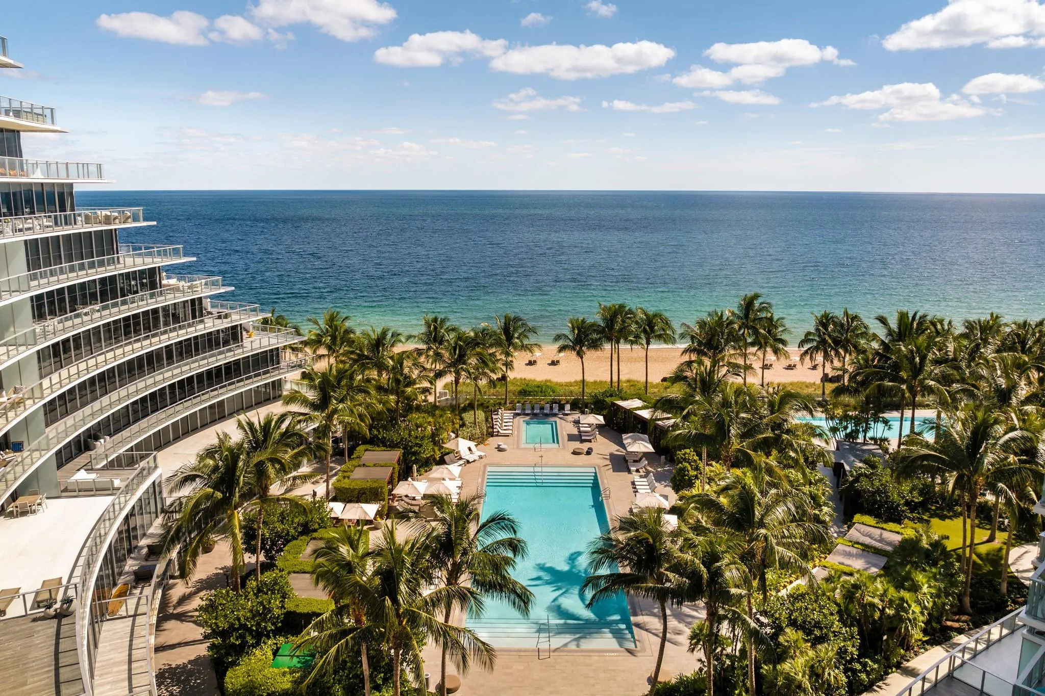 Oceanfront Pool area