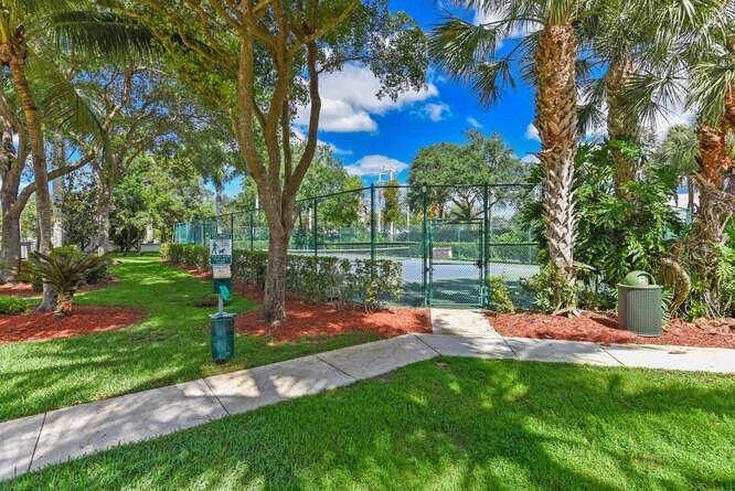 Tennis court.