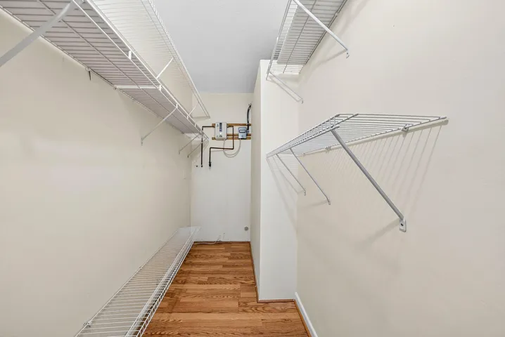 Primary Closet - Walk In, Tankless Water Heater
