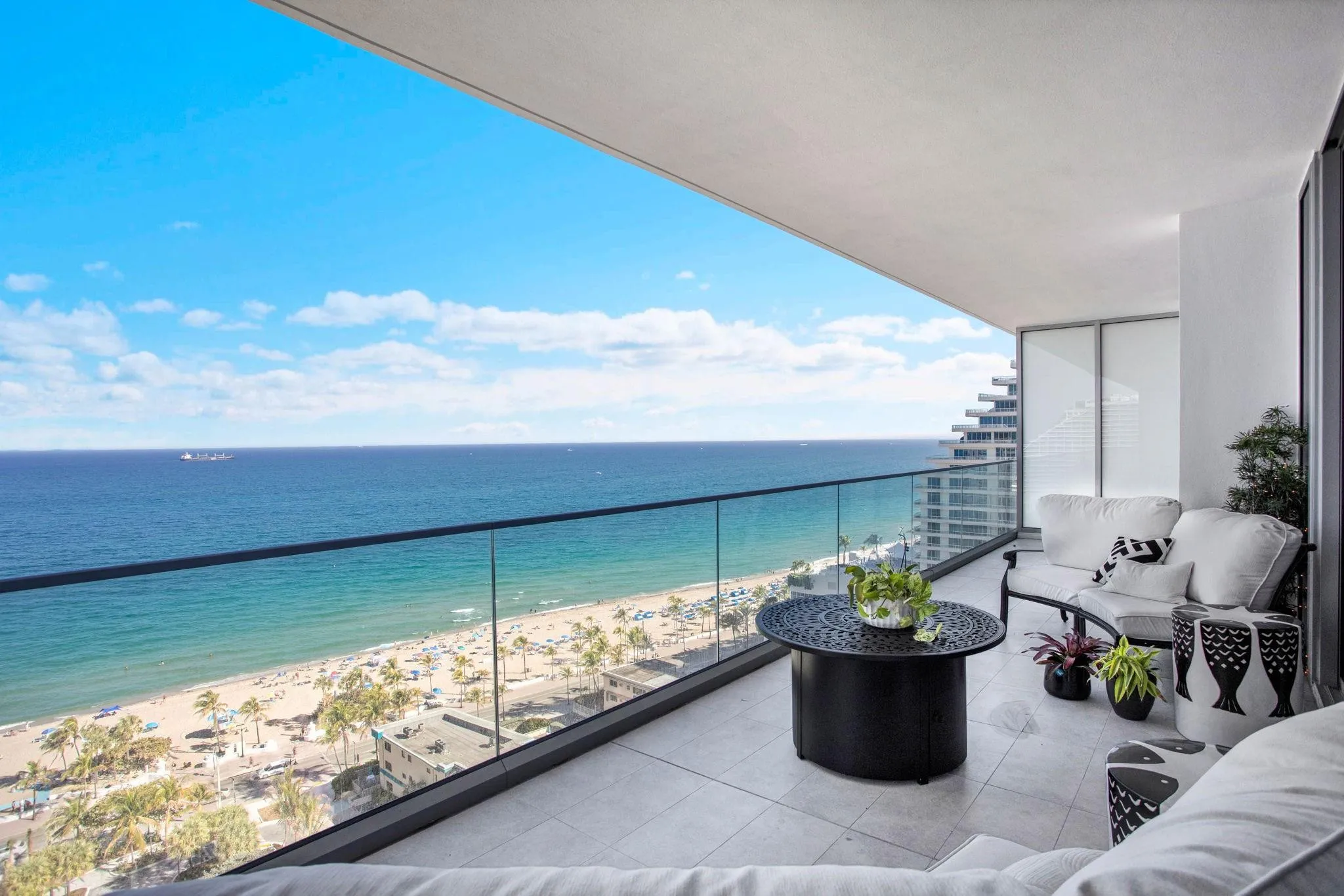 View from Living Area Balcony