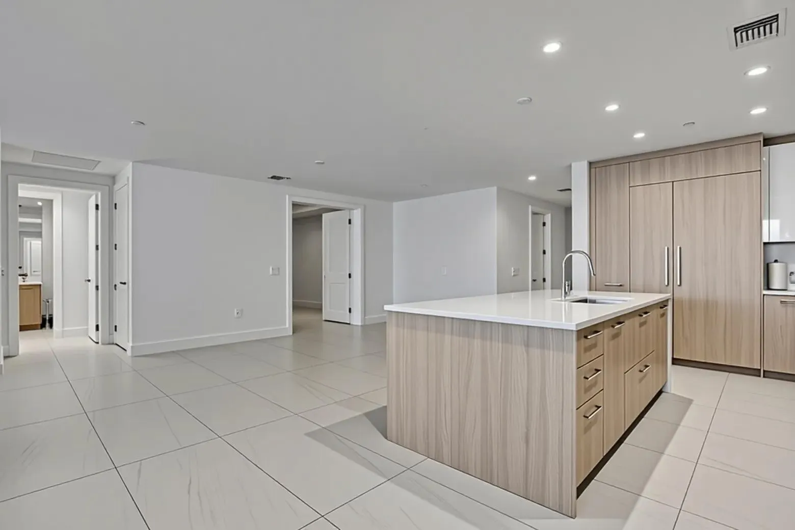 Kitchen and dining area