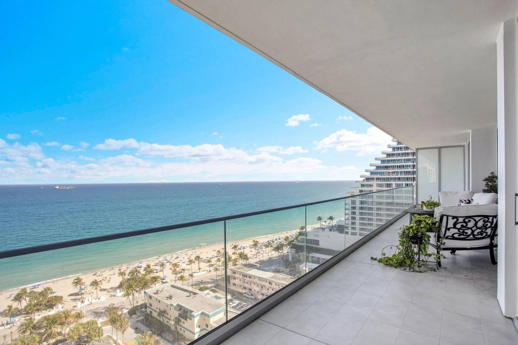 View from Living Area Balcony