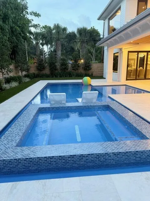 pool thru the house