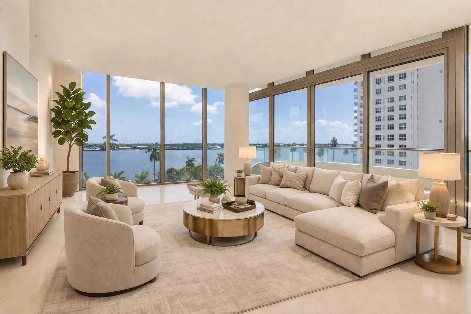 Staged Living Room