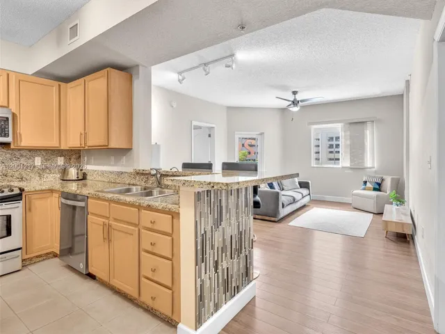 Granite Counters, Wood Cabinets, SS Appliances